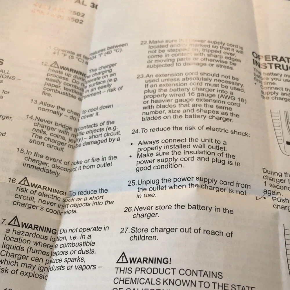 Stihl MSA Chainsaw Instruction Manual Handbook Preowned - Picture 4 of 6